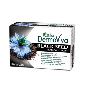 Мыло с семенами черного тмина Dabur Vatika DermoViva (115 г, Индия) Мыло с семенами черного тмина Dabur Vatika DermoViva (115 г, Индия)