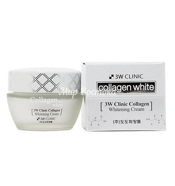 Крем для лица с морским коллагеном 3W Clinic Collagen Whitening Cream (60 мл)