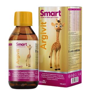 Витаминный сироп Аргивит Смарт для детей c 4-х лет "Argivit Smart" (150 мл) Витаминный сироп Аргивит Смарт для детей c 4-х лет "Argivit Smart" (150 мл)