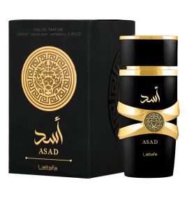 Парфюмерная вода Asad от Lattafa (схож с Dior Savage Elixir, 100 мл)