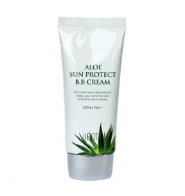 BB-крем для лица с алоэ вера Jigott Aloe Sun Protect BB Cream SPF41/PA++ (50 мл)