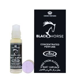 Мужские масляные духи Black Horse Al-Rehab (6 мл, ОАЭ)