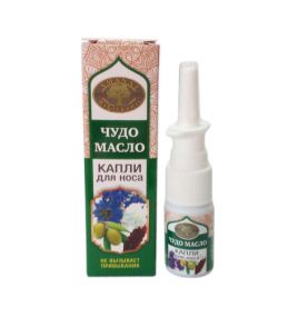 Чудо масло капли для носа Аманат Bio Organic (Кыргызстан)