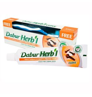 Зубная паста с гвоздикой Dabur Herbal Clove (150 г, Индия) Зубная паста с гвоздикой Dabur Herbal Clove (150 г, Индия)