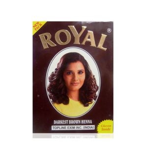 Хна для окрашивания волос Royal Darkest Brown (темно-каштановый) Хна для окрашивания волос Royal Darkest Brown (темно-каштановый)