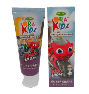 Детская зубная паста с каменной солью и ксилитолом Ora Kidz Ricky Zoom от Halagel (50 г) Детская зубная паста с каменной солью и ксилитолом Ora Kidz Ricky Zoom от Halagel (50 г)