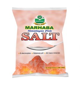 Гималайская розовая соль Himalayan Pink Salt Marhaba (800 гр, Пакистан)