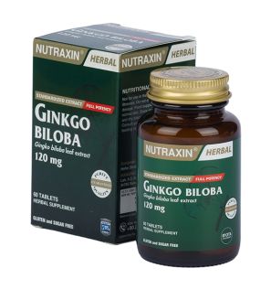 Гингко Билоба в таблетках Gingko Biloba Nutraxin (60 таблеток, Турция) Гингко Билоба в таблетках Gingko Biloba Nutraxin (60 таблеток, Турция)