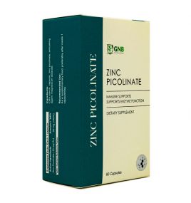 GNB Zinc Picolinate - Цинк в форме пиколината для здоровья и красоты (60 капсул)