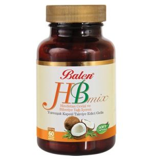 Кокосовое масло с розмарином в капсулах Hb Mix Balen (60 кап,Турция) Кокосовое масло с розмарином в капсулах Hb Mix Balen (60 кап,Турция)