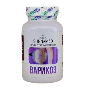 Капсулы 'Варикоз' Sunna Med (120 капсул) Капсулы 'Варикоз' Sunna Med (120 капсул)
