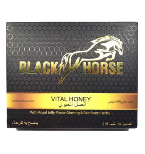 Королевский биомед Black Horse Vital Honey (24 пакетика по 10 г) Королевский биомед Black Horse Vital Honey (24 пакетика по 10 г)