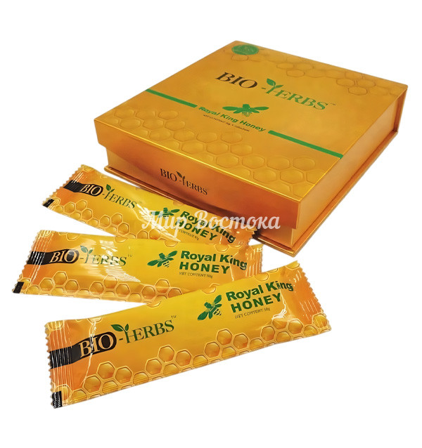 Королевский биомед Bio-Herbs Royal King Honey Dr's Secret (10 пакетиков по 30 г)