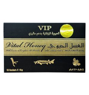 Королевский биомед для мужчин Vital Honey VIP Dose Vital (Ослабленный, 12 пакетиков по 15 г) Королевский биомед для мужчин Vital Honey VIP Dose Vital (Ослабленный, 12 пакетиков по 15 г)