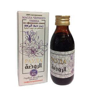 Масло черного тмина из эфиопских семян "Рауда" (125 мл) Масло черного тмина из эфиопских семян "Рауда" (125 мл)