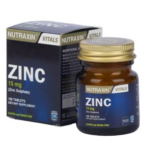 Минерал цинк в таблетках Zinc Nutraxin (100 таблеток, Турция) Минерал цинк в таблетках Zinc Nutraxin (100 таблеток, Турция)