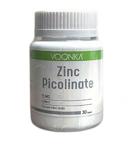 Минерал цинк в таблетках Zinc Picolinate Voonka (30 таблеток, Турция)