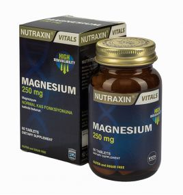 Магний в таблетках Nutraxin Magnesium (60 шт, Турция)