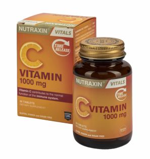Витамин C для иммунитета Nutraxin Vitamin C (30 шт, Турция) Витамин C для иммунитета Nutraxin Vitamin C (30 шт, Турция)