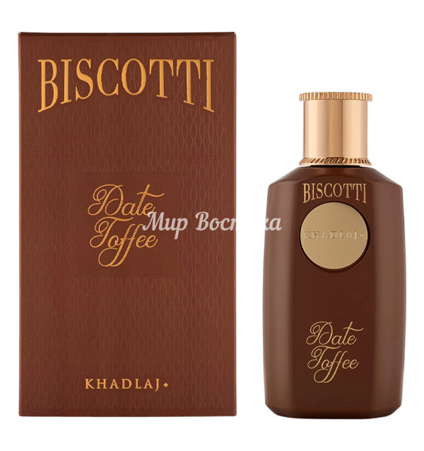 Парфюмерная вода Biscotti Date Toffee от Khadlaj (Date Caramel от Paris Corner, 100 мл)