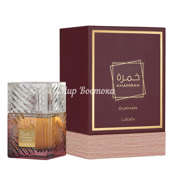 Парфюмерная вода Khamrah Dukhan от Lattafa (Bois Talisman от Dior, 100 мл)