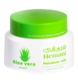 Вазелин увлажняющий с экстрактом алоэ вера Petroleum Jelly Aloe Vera Hemani (80 мл, Индия)