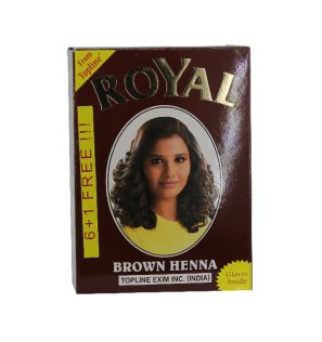 Хна для окрашивания волос Royal Brown (коричневая) Хна для окрашивания волос Royal Brown (коричневая)