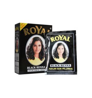 Хна для окрашивания волос Royal Black (черный) Хна для окрашивания волос Royal Black (черный)
