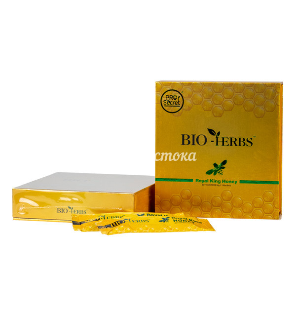 Королевский биомед Bio-Herbs Royal King Honey Prof Secret (10 пакетиков по 30 г)