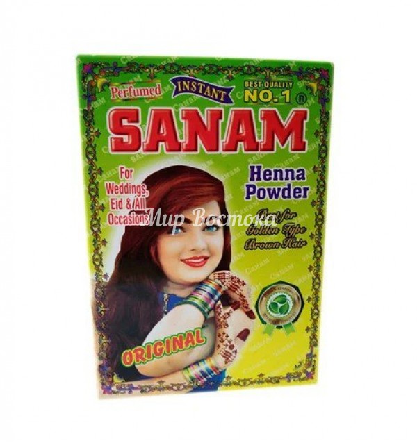 Хна для волос и мехенди Sanam