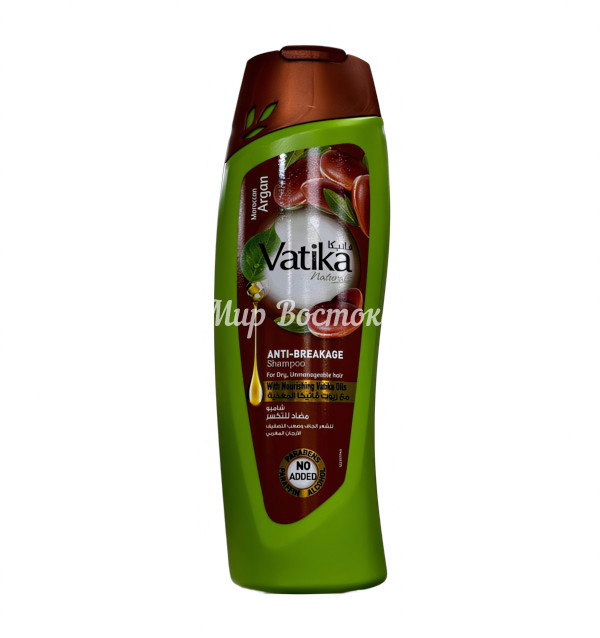 Шампунь для ломких, сухих и повреждённых волос Vatika Naturals Anti-Breakage (400 мл)