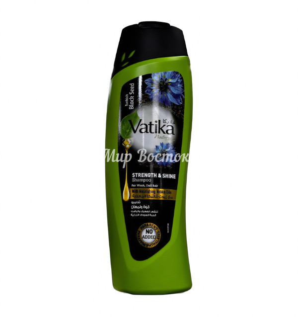 Шампунь для слабых и тусклых волос Vatika Naturals Strength & Shine (400 мл)