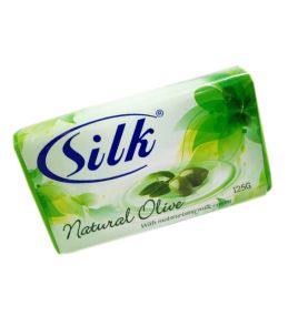 Мыло с маслом оливы и молочным кремом Silk Natural Olive (125 г, ОАЭ)