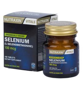Средство для иммунитета и защиты клеток от быстрого старения Selenium Nutraxin (100 таблеток, Турция)