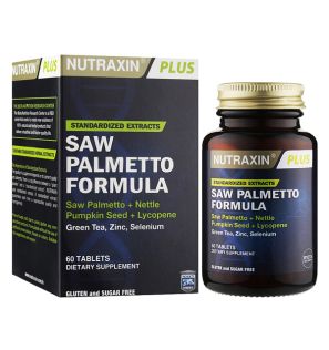 Средство для мужского здоровья и от простатита и облысения Saw Palmetto Formula Nutraxin (60 таблеток, Турция) Средство для мужского здоровья и от простатита и облысения Saw Palmetto Formula Nutraxin (60 таблеток, Турция)