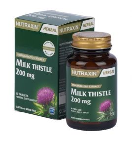 Средство для печени Milk Thistle Nutraxin (60 таблеток, Турция)