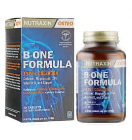 Средство для укрепления костей и зубов B-One Formula Nutraxin (90 таблеток, Турция)
