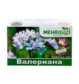 Травяной чай с валерианой "Мехригиё-21" Mehrigiyo (20 пакетиков, Узбекистан)