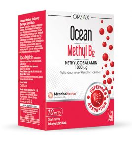Витамин B12 в форме спрея Ocean Methyl B12 от Orzax (66 доз, 10 мл)