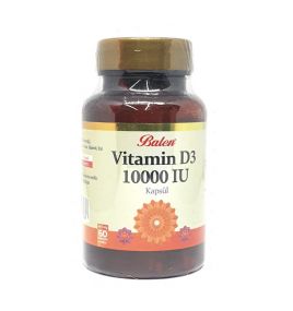 Vitamin D3 10000 IU Balen (60 капсул, Турция)