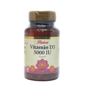Vitamin D3 5000 IU Balen (60 капсул, Турция) Vitamin D3 5000 IU Balen (60 капсул, Турция)