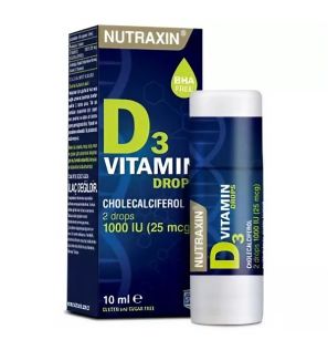 Витамин Д3 для детей в каплях от Нутраксин - Nutraxin D3 Vitamin Drops (10 мл) Витамин Д3 для детей в каплях от Нутраксин - Nutraxin D3 Vitamin Drops (10 мл)