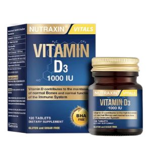 Витамин Д3 'Vitamin D3 1000 IU' Nutraxin (120 таблеток) Витамин Д3 'Vitamin D3 1000 IU' Nutraxin (120 таблеток)
