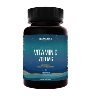 Витамин С для иммунитета 'Vitamin C 700 mg' от Ibadat (120 капсул) Витамин С для иммунитета 'Vitamin C 700 mg' от Ibadat (120 капсул)