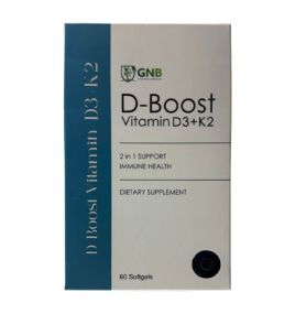 Витаминный комплекс D-Boost Vitamin D3 + K2 от GNB (60 капсул)