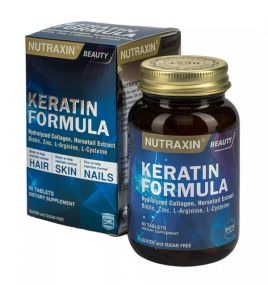 Витамины для волос, кожи и ногтей Keratin Formula Nutraxin (60 таблеток, Турция)