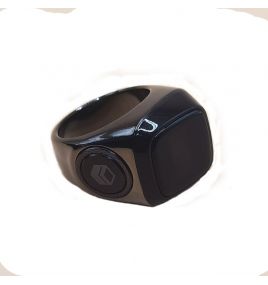 Смарт кольцо-тасбих Zikir Ring IQIBLA ZIKR1-18F (Space gray, 18 мм, металл)
